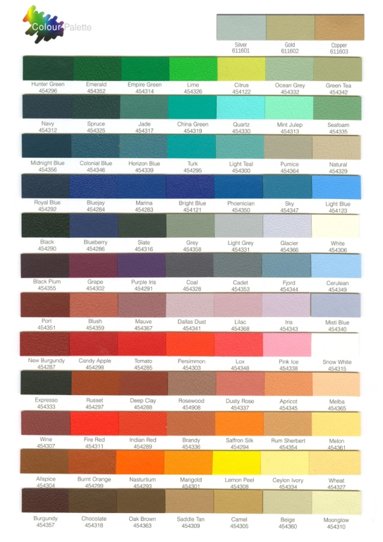 Spectrum Colour Palette Contract Vinyl - Faux Leather Upholstery from ...