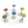 Younit Standing Seat/ Stool, Upholstered Foam Seat, 510-760 high, Grp 1 Fabric - view 6