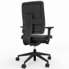 Toleo Ergonomic 3D Upholstered Office Chair, (QS Model), 2D Arms, Era Black Fabric on Ultra Spring Seat, and Backrest. - view 2