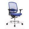 Alumedic 3D Ergonomic Chair, No Arms, Mesh Back, Fabric Seat, (No H/R), Black Polymide Backrest Frame, Polished Base - view 5